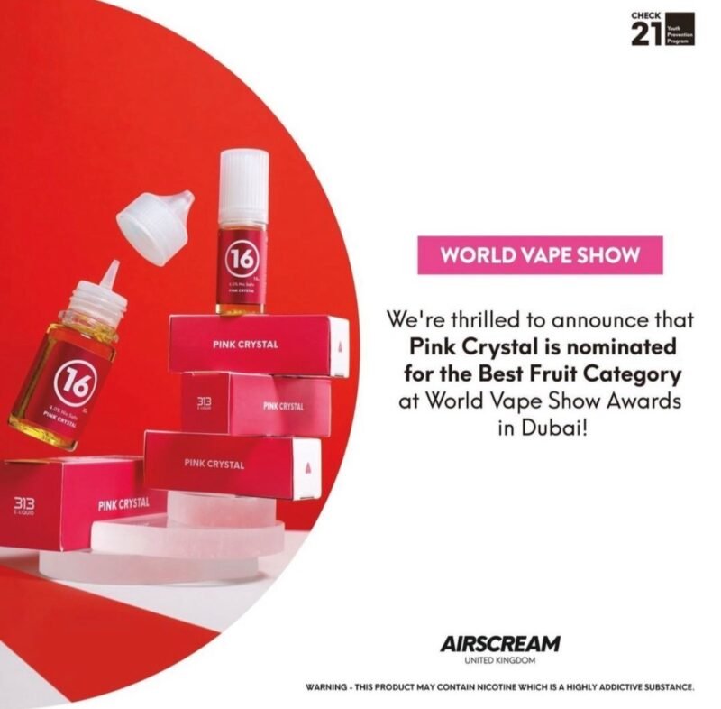 英國 AIRSCREAM 313 數字小油30ml 40%